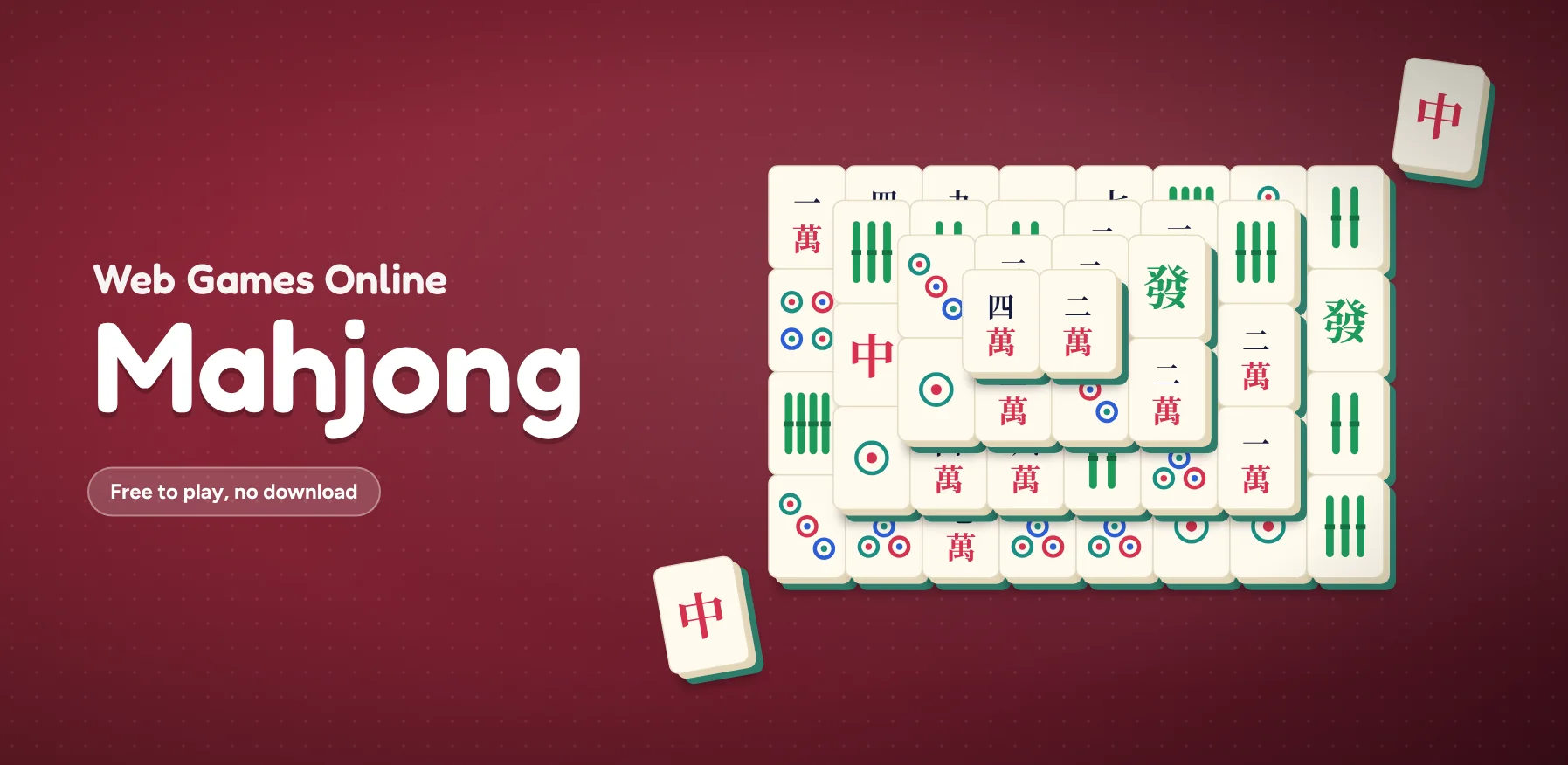 Mahjong Online, free to play in your browser