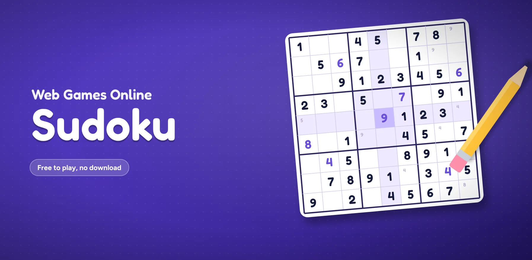 Sudoku Online, free to play in your browser