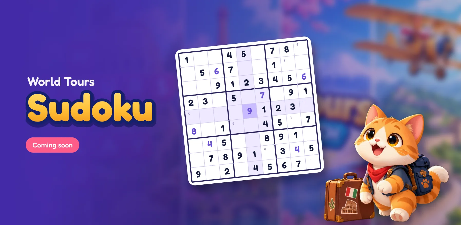 World Tours Sudoku with Miso, coming soon